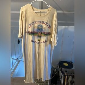 Cream Journey Graphic T-Shirt